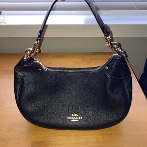Coach Black Mara Hobo Bag